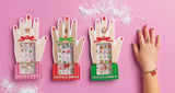Kids Pink Christmas Nails and Jewelry Set