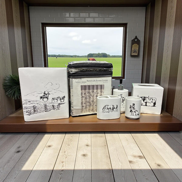 Ranch Life 3 Piece Bathroom Set – Rnd Rustics