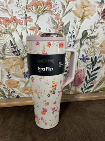 BruMate 40oz Era Flip Wildflower Whisper