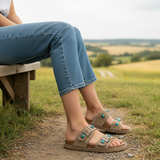 Connie Turquoise Sandal