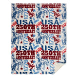 250th Anniversary Sherpa Throw Blanket