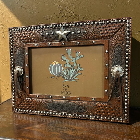 Star Concho 4x6 Photo Frame