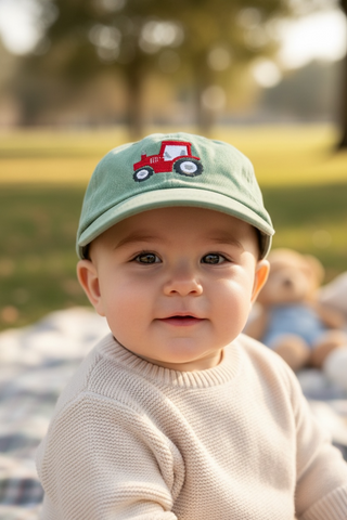 Tractor Infant Cap
