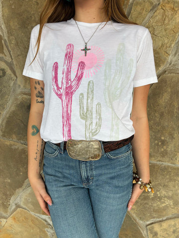 Pastel Cactus Tee