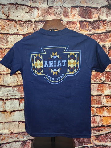 Boy's Woven Western Graphic Tee