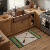Serape Colorful Arrow Bath and Kitchen Rug