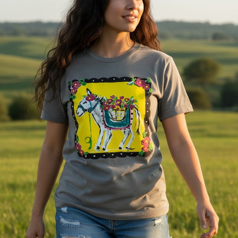 Painted Burro Graphic Tee