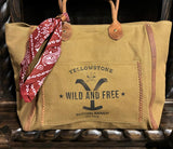 Yellowstone Sage Creek Weekender Tote with Scarf