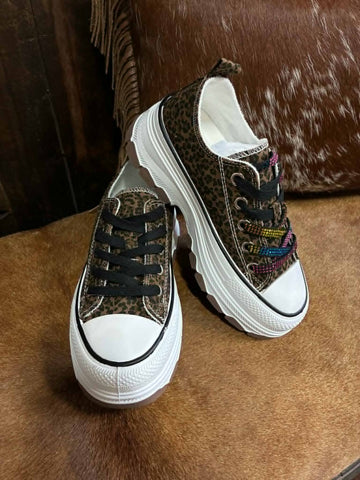 Leopard Platform Sneaker