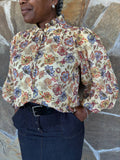 Yellow Floral Blouse