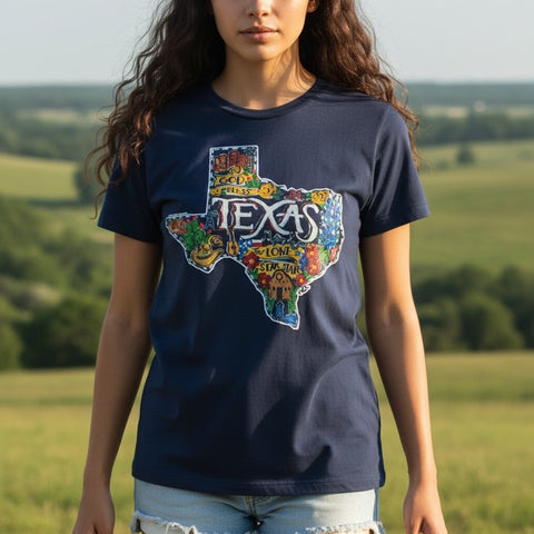 God Bless Texas Graphic Tee