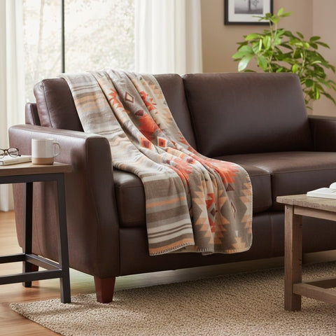 Canyon Rock Reversible Plush Throw Blanket