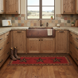 Red Star Bath and Kitchen Runner Rug