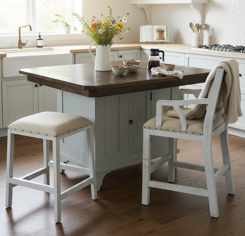 Wine Rack Counter Table