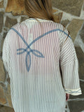Twill Stripe Bella Duster