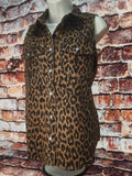 Leopard Denim Top