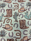 Western Print Romper