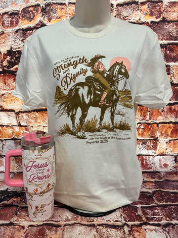 Cowgirl Strength Graphic Tee