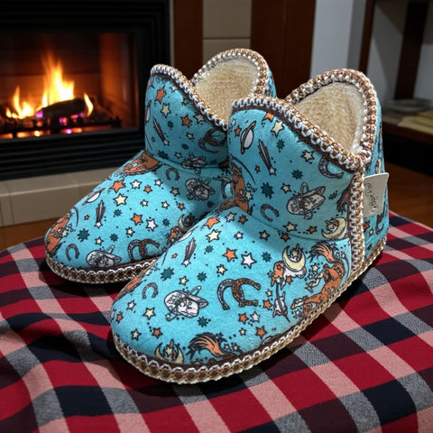 Kara Galaxy Bronc Ankle Boot Slipper