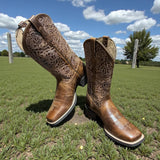 Round Up Remuda Wide Square Toe Western Boot