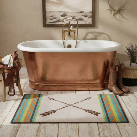 Serape Colorful Arrow Bath and Kitchen Rug