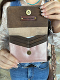 Rose Gold Bootstitch Wallet