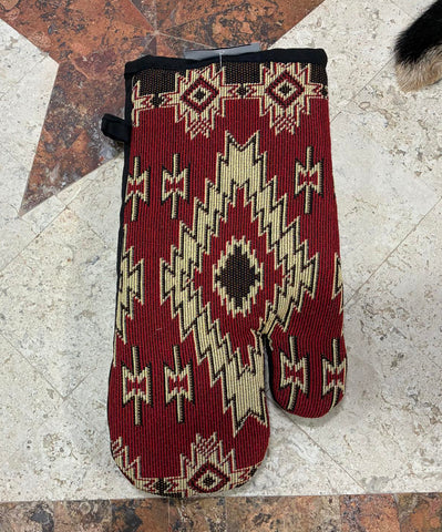 Red River Jacquard Oven Mitt