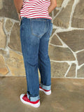 Risen 4Way Stretch Cuffed Jeans