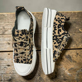 Leopard Bling Lace Sneaker