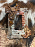 Barnwood Boots and Saddle Switch and Outlet Covers
