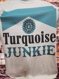 Bling Turquoise Junkie Graphic Tee