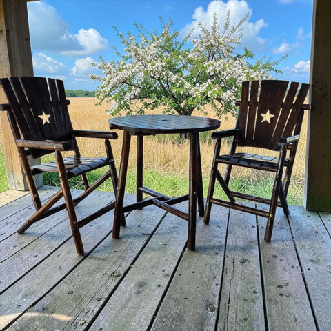 Char Log Pub Chair