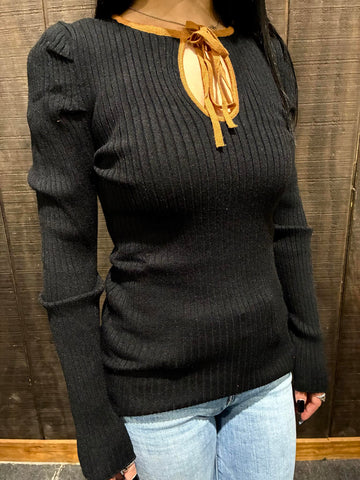 Ribbed Knit Long Sleeve
