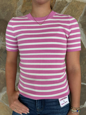 Pink Stripe Shirt