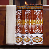 Arrowhead Earth Plush Sherpa Throw