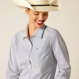 Ariat Kirby True Blue Pinstripe Long Sleeve