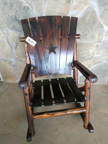 Char-Log Rocking Chair