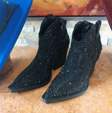 Austin Black Rhinestone Boots