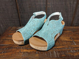 Free Fly 2 Wedge- Turquoise