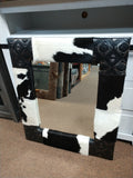 Small Cowhide Mirror