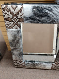 Small Cowhide Mirror