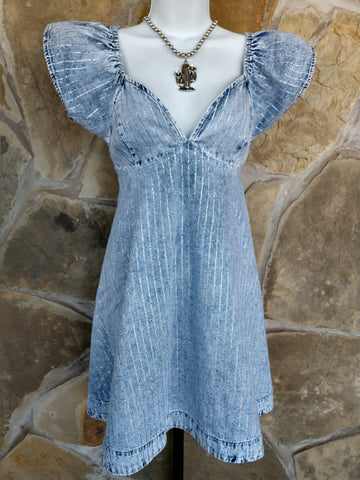 Crystal Denim Dress