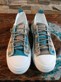 Turquoise Southwest Bling Sneaker