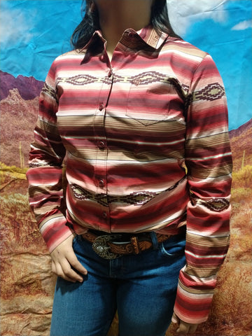 Ariat Team Blushing Serape Kirby Long Sleeve