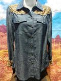 Ariat X Rodeo Quincy Layla Rose Chambray Long Sleeve