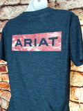Ariat Laguna Back Logo- Black Iris