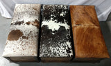 Cowhide or Leather Storage Trunks