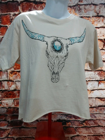 Ladies longhorn tshirt