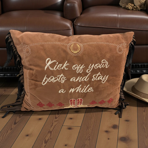 Kick off your Boots Pillow