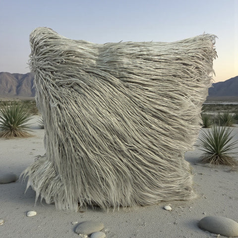 Mongolian Grey Pillow